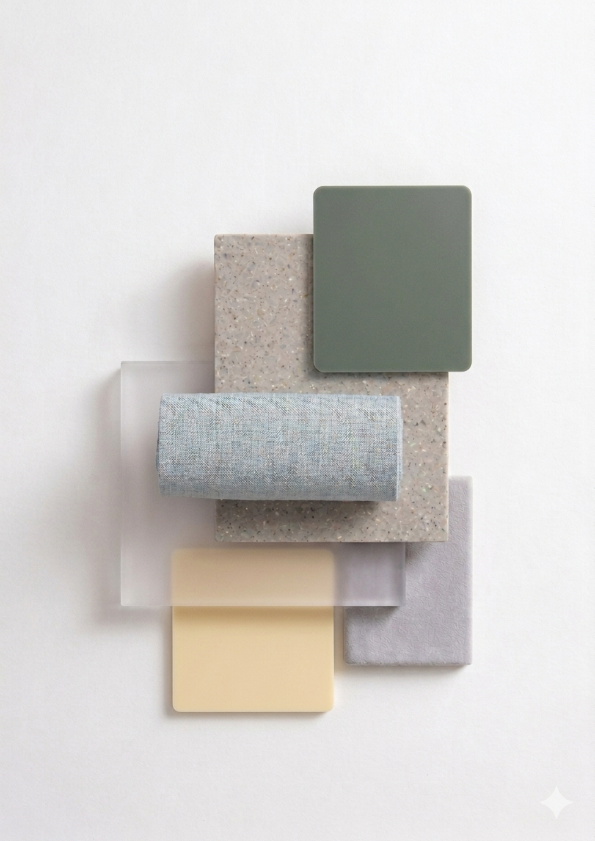 AURA 소재 팔레트 — 자연에서 영감받은 색상과 질감